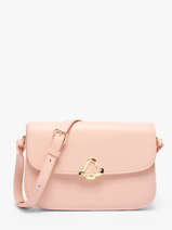 Sac Bandouli�re Paris Philos Cuir Lancaster Rose paris philos 82