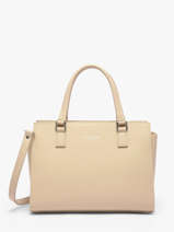 Sac Trap�ze Smooth Cuir Lancaster Beige smooth 3