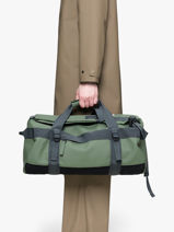 Texel Duffel Bag Small - Travel Bag Rains Green travel 13480-vue-porte