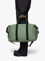 Hilo Weekend Bag - Cabin Duffle Bag Rains Green travel 14200-vue-porte