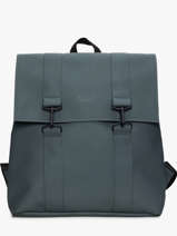 Msn Bag - 1 Compartment Backpack With 15" Laptop Sleeve Rains Gray city 13300