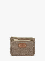 Coin Purse Mila louise Brown cm 23690CM