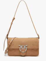 Shoulder Bag Love Bag Soft Pinko Brown love bag soft 6243A0F6