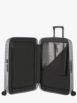 Medium Hardside Spinner Proxis Samsonite Silver proxis CW6002-vue-porte
