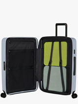 Valise Rigide Restackd Samsonite Bleu restackd 150704-vue-porte