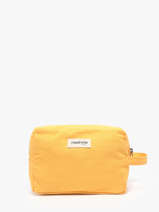 Recycled Cotton Tournelles Xl Zipped Pouch Rivedroite Yellow timeless TOURXTIM