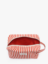La Trousse Tournelles Xl Striped Coton Recycl� Rivedroite Rouge spring striped TOUXLSTR-vue-porte