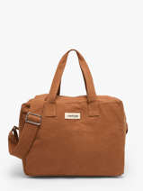 Satchel Timeless Cotton Rivedroite Brown timeless SAUVATIM