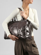 A4 Size Shoulder Bag Format A4 Gallantry Silver format a4 5C-vue-porte