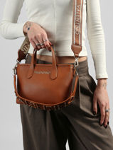 Shoulder Bag Dea Re Valentino Brown dea re VBS9UM06-vue-porte