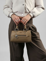 Sac Port� Main L.12.12 Concept Lacoste Beige l.12.12 concept NF5230AQ-vue-porte