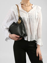 Shoulder Bag Indie Leather Michael kors Black indie S6A50C6L-vue-porte