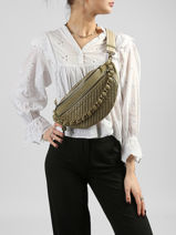 Belt Bag Mila louise Beige vintage 3689BYC1-vue-porte