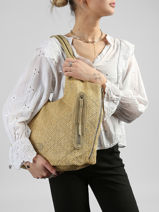 Sac Port� �paule Cm2 Mila louise Beige cm2 23030CM2-vue-porte
