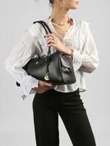 Shoulder Bag Dryden Leather Lauren ralph lauren Black dryden 31P06068-vue-porte