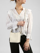 Crossbody Bag Reese Leather Lauren ralph lauren White reese 31969365-vue-porte