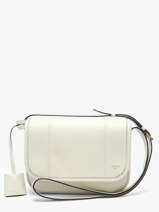 Medium Leather Victoire Crossbody Bag Lancel White victoire A13992