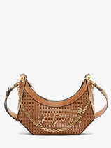 Sac Bandouli�re M Croisette Charms Cuir Lancel Marron croisette A14012