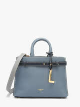 Sac Port� Main S Faubourg Cuir Lancel Bleu faubourg A13547