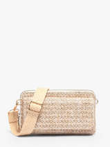 Ccrossbody Wallet Miniprix Beige raphia 1460