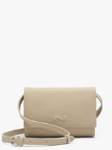 Sac Bandouli�re Thelma Cuir Nathan baume Beige n city 12