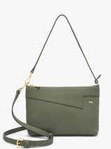 Sac Bandouli�re Palma Cuir Nathan baume Vert nathan 27