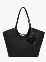 Tote Bag Est�e With Bag Charm Laurent david Black ld bags 73