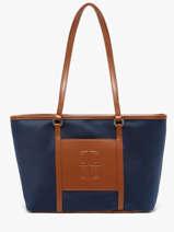Small Nylon Fran Tote Bag Laurent david Blue ld bags 53