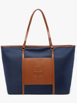  Large Nylon Fran Tote Bag Laurent david Blue ld bags 887