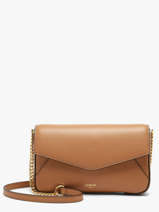 Crossbody Bag Enveloppe Leather Lancel Brown enveloppe A14024