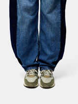 Sneakers City En Cuir Hoff Vert men 12602403-vue-porte