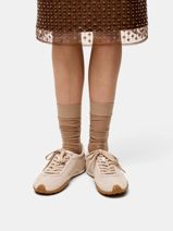 Sneakers Bridge In Leather Hoff Beige accessoires 22561018-vue-porte