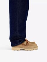 Chaussures Derbies En Cuir Clarks Marron men 26186419-vue-porte