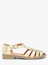 Sandals In Leather We do Gold women 45255A04