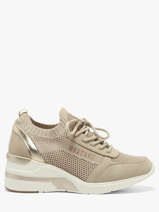 Sneakers Semelle Compens�e Mustang Beige women M0872001