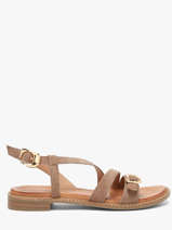 Sandales En Cuir Tamaris Marron women 46
