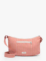 Sac Bandouli�re Spring Striped Coton Rivedroite Rouge spring striped MCHASTRI