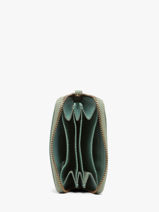 Coin Purse Heritage Leather Biba Blue heritage BT12-vue-porte