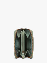 Leather Texas Coin Purse Biba Blue heritage BT11-vue-porte