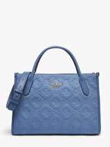 Sac Port� �paule Jodi Coton Guess Bleu jodi PG976922