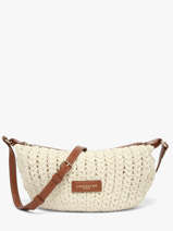 Sac Bandouli�re Tresse Coton Lancaster Beige tresse coton 68