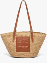 Shoulder Bag Le Panier Lancaster Brown le panier 80