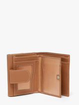 Porte-monnaie Caviar Cuir Crinkles Marron caviar 14068-vue-porte