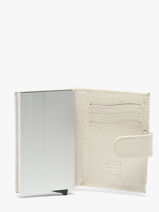 Wallet Caviar Leather Crinkles Beige caviar 14600-vue-porte