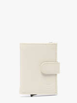 Wallet Caviar Leather Crinkles Beige caviar 14600