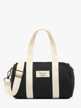 Sac Bandouli�re Amour Toile Coton Miniprix Noir amour toile 8084