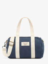 Sac Bandouli�re Amour Toile Coton Miniprix Bleu amour toile 8084