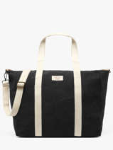 A4 Size Shoulder Bag Amour Toile Cotton Miniprix Black amour toile 8087