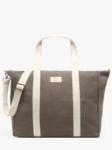 A4 Size Shoulder Bag Amour Toile Cotton Miniprix Gray amour toile 8087