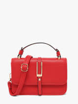 Sac Bandouli�re Grained Miniprix Rouge grained 1036